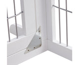 Freestanding Retractable Dog Barrier with Gate