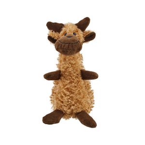 Charming Pet Scruffles Textured Squeaker Dog Toy - Moose - Large