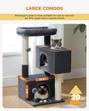 80cm Cat Scratching Post with Large Condo House Beds