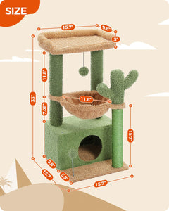 83cm Cactus Condo Cat Scratching Tree