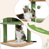 107cm Cactus Cat Scratching Post / Tree / Pole - Green