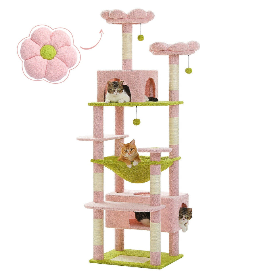 184cm Multilevel Cat Scratching Tower/ Tree