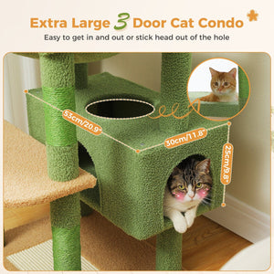 184cm Multilevel Cat Scratching Tower/ Tree