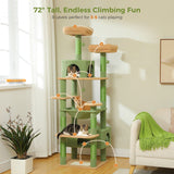 184cm Multilevel Cat Scratching Tower/ Tree