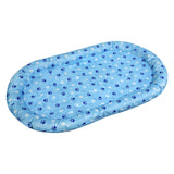 Oval Cooling Mat - Blue Paws