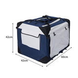 DOG & PUPPY CARRIER BAG - BLUE