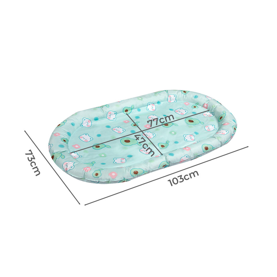 Oval Cooling Mat - Bear