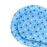 Oval Cooling Mat - Blue Paws