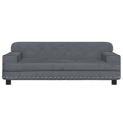 90x53x30 cm Dog Bed - Dark Grey