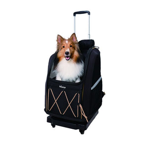 3-in-1 Carrier, Backpack & Car Seat for Dogs up to 12kg by Ibiyaya Champion