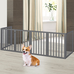 6 Panels Wooden Dog Fence