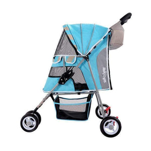 Matte Edition Diagonal Stripes Dog & Cat Stroller