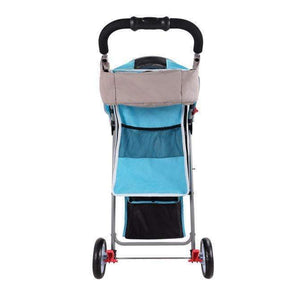 Matte Edition Diagonal Stripes Dog & Cat Stroller