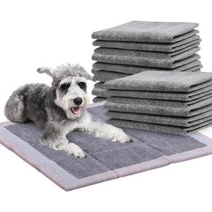 50cm x 60cm x 60cm Puppy Toilet Training Pads Ultra Absorbent - Charcoal