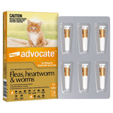 Advocate Orange Small Cat 0-4Kg (6 Pack)