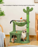 Cactus Cat Scratching Tree and Condo House Bed