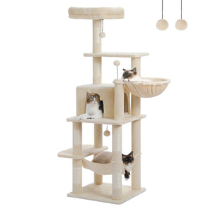 150cm Cat Scratching Post for Large Cat - Beige
