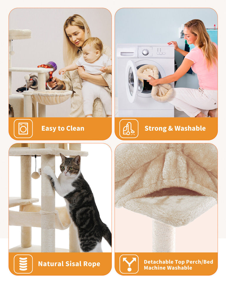 150cm Cat Scratching Post for Large Cat