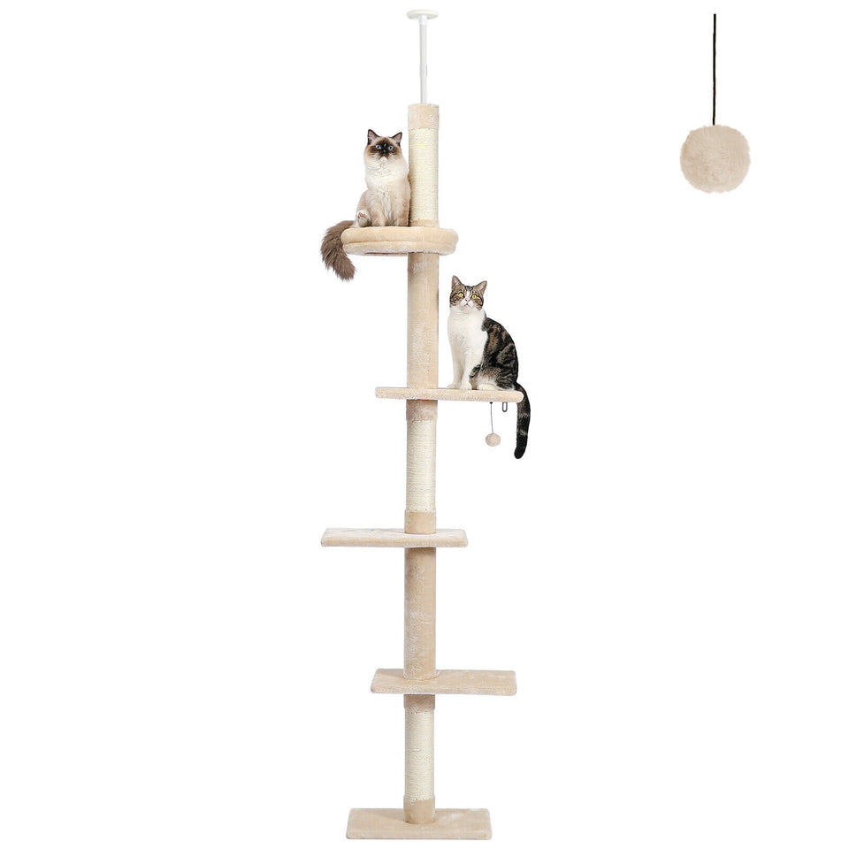 228 - 274cm Cat Scratching Post / Tree / Pole