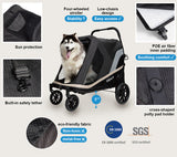 LARGE DOG STROLLER PRAM FOR DOGS UP TO 50KG BY IBIYAYA (Grand Cruiser)