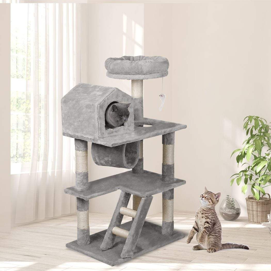 110cm Cat Scratching Post / Tree / Pole - Grey