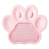 2-in-1 Mini Slow Feeder & Lick Pad for Cats & Small Dogs - Baby Pink