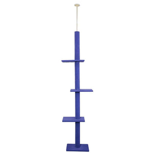 220cm Cat Scratching Post / Tree / Pole - Blue