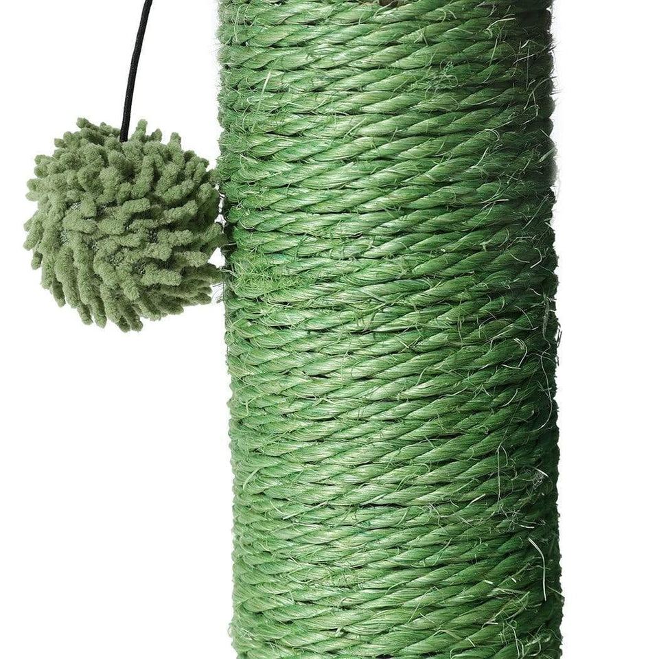 58cm Cat Scratching Post / Tree / Pole - Green Condo