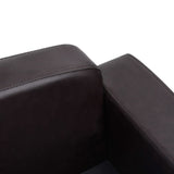 80x50x40 cm Dog Sofa Leather - Brown