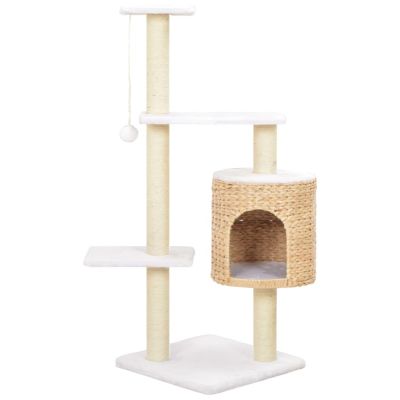 107cm Cat Tree with Sisal Scratching Post Seagrass