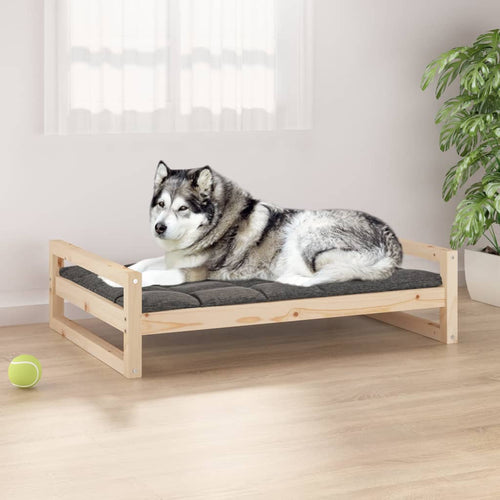 105,5x75,5x28 cm DOG BED SOLID PINE WOOD