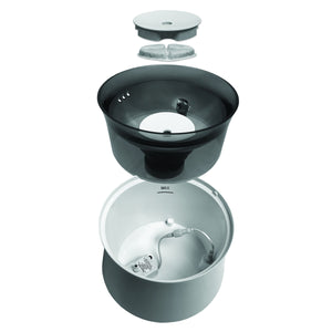 3.7L PET VORTEX ELEVATED WATER FOUNTAIN FOR CATS & DOGS