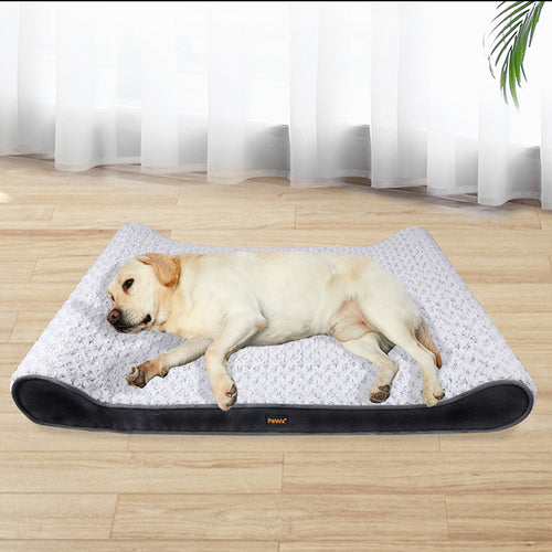 Orthopedic Dog Bed with Memory Foam - Grey