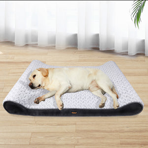 Orthopedic Dog Bed with Memory Foam - Grey