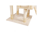 170cm Plush Cat Condo Cat Tree - Beige