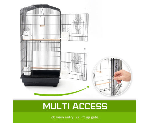 92cm Bird Cage Aviary 2in1 - Spacious Design with Removable Tray and ...