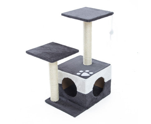 69cm Cat Scratching Post / Tree / Pole - Grey