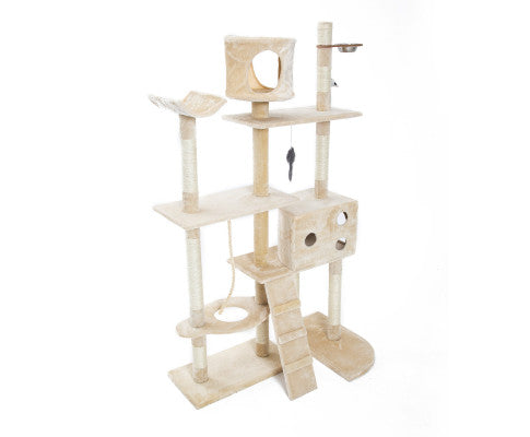 170cm Multi Level Scratcher - Beige