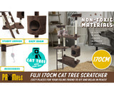 170cm Cat Scratching Post / Tree / Pole - Brown