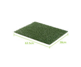 2 Grass Mat Portable Grass Potty Training Pad - 63.5cm x 38cm