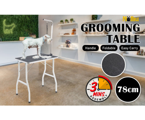 78cm Black Pet Grooming Table