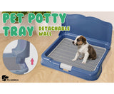 Dog Potty Training  Tray Detachable Wall - Blue