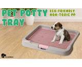 Portable Dog Potty Training  Tray - Grey