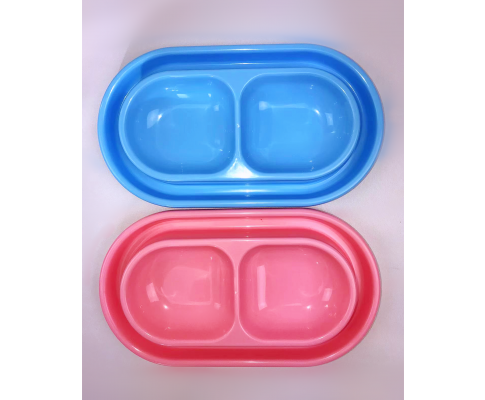 2 x Anti-Ant Pet Plastic Feeding Bowls/Dog/Cat /Rabbit/Guinea Pig Feeder