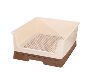 Medium Dog Potty Training  Tray - Brown