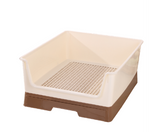 Medium Dog Potty Training  Tray - Brown