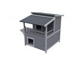 2 Story Cat Shelter Condo with Escape Door