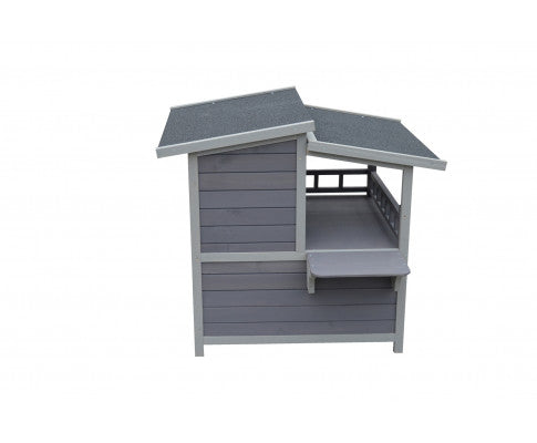2 Story Cat Shelter Condo with Escape Door