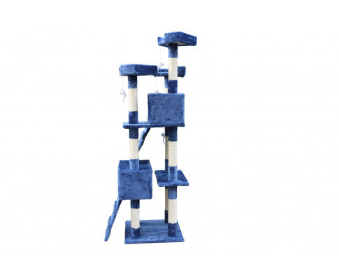 170cm Cat Scratching Post with Ladder - Blue