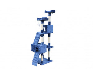 170cm Cat Scratching Post with Ladder - Blue